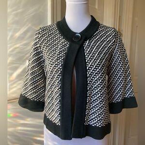 Chic Black and White Women's Sweater